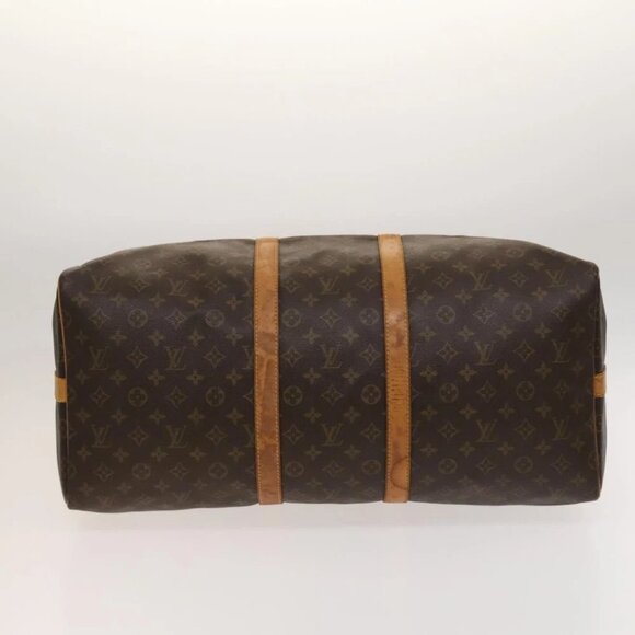 LOUIS VUITTON Monogram Keepall Bandouliere 55 Boston Bag - Picture 5 of 14